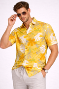 Sunburst Tropical Jaipuri Cotton Shirt – Premium Summer Fit