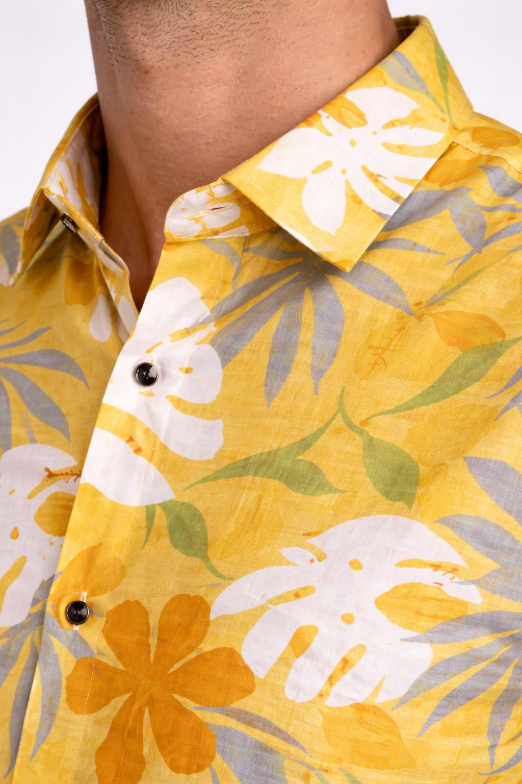 Sunburst Tropical Jaipuri Cotton Shirt – Premium Summer Fit