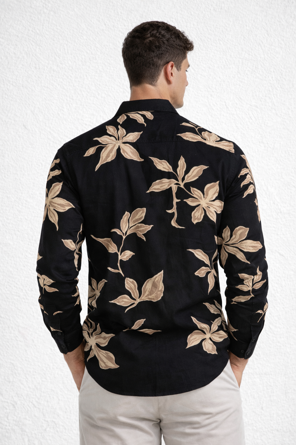 Midnight Bloom Black Floral Premium Shirt