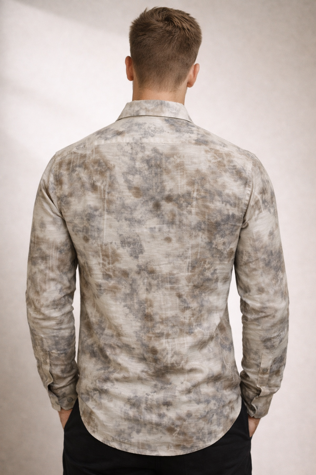 Vintage Sand Abstract Shirt